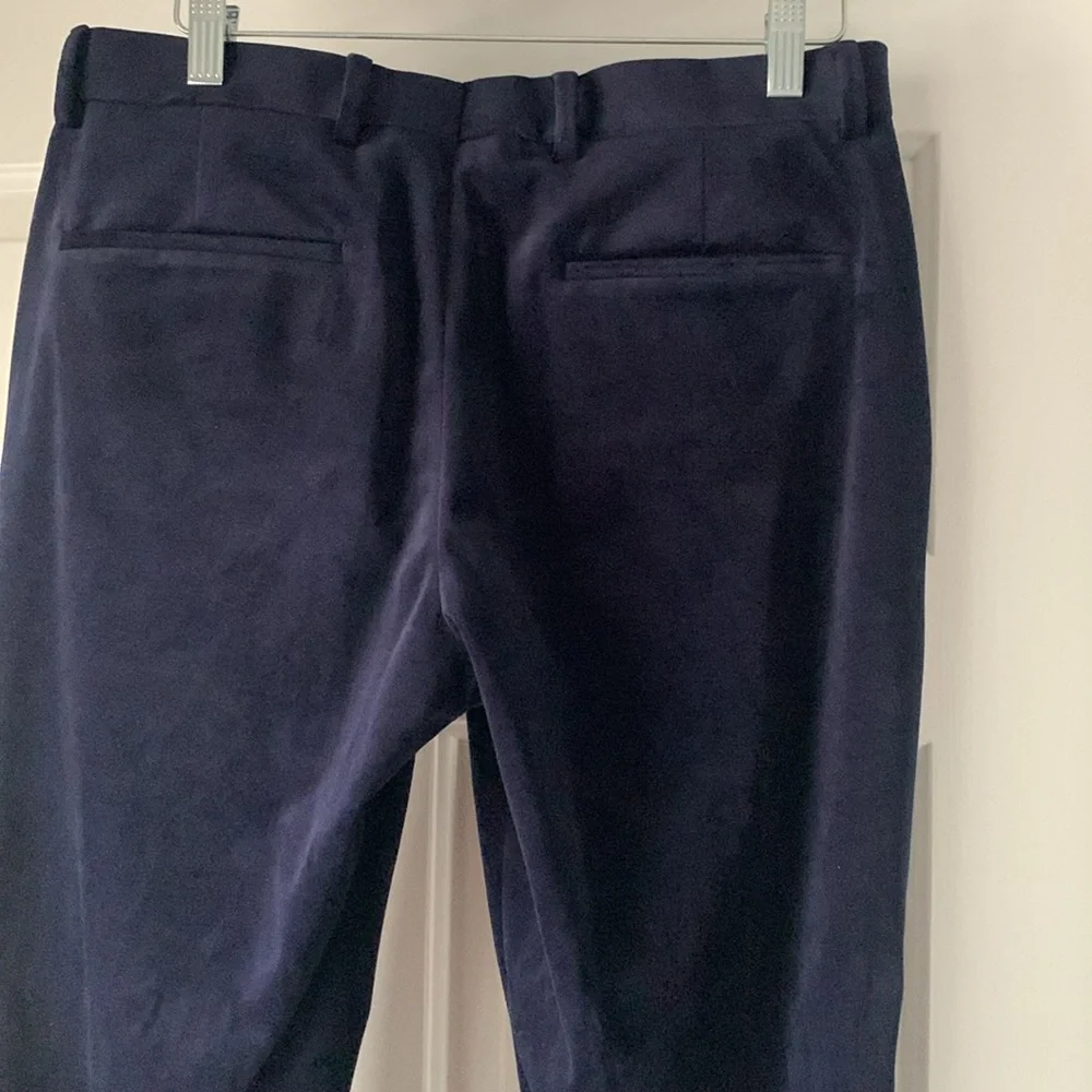 ASOS Men 2pc Blue Velvet Suit Personalized Floral Embroidered Lapel Designer - Picture 13 of 16